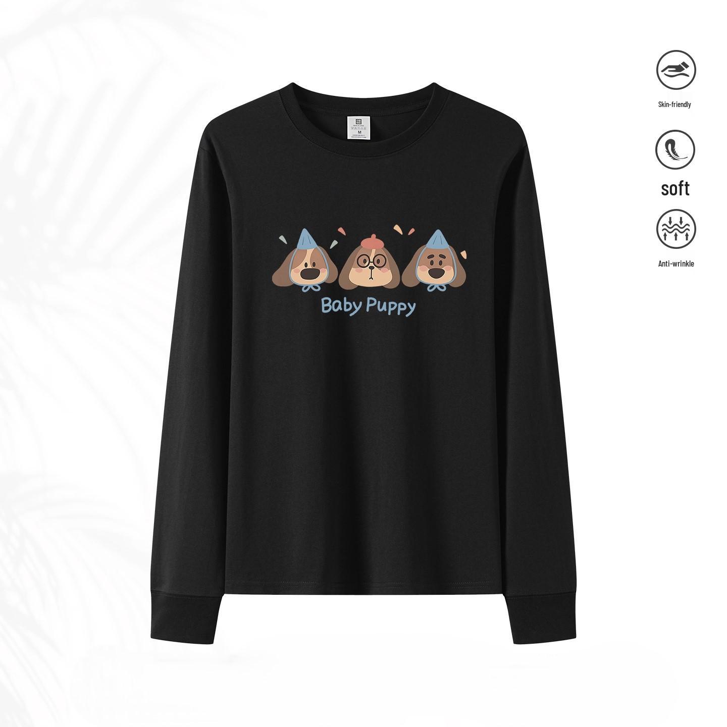 Korean Style White Long Sleeve Women s T-Shirt: Flattering Pure Cotton with Drawstring and Puppy Design Triple Extra Large
Korean Style White Long Sleeve Women s T-Shirt: Flattering Pure Cotton with Drawstring and Puppy Design Triple Extra Large