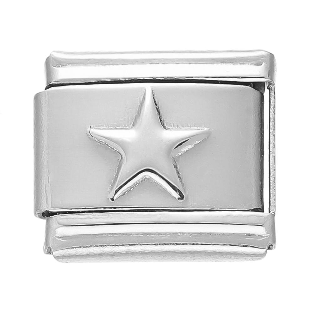 1pc Heart Star Italian Charm Links Fit 9mm Stainless Steel Bracelet Making for Bracelet DIY Jewelry Accessories Supplies зірка
1pc Heart Star Italian Charm Links Fit 9mm Stainless Steel Bracelet Making for Bracelet DIY Jewelry Accessories Supplies зірка