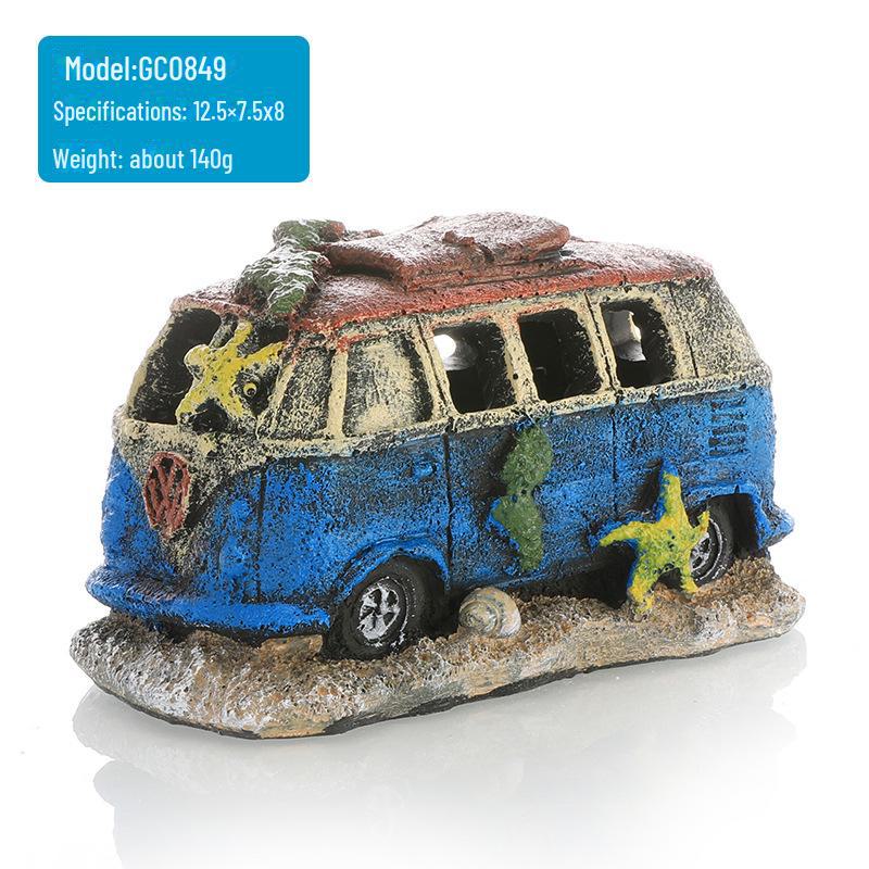 Аквариумный декор в виде разбитой машины: Декор из безопасной для рыб и креветок смолы
Аквариумный декор в виде разбитой машины: Декор из безопасной для рыб и креветок смолы