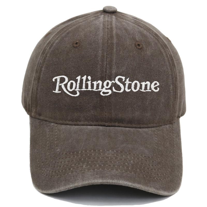 Rolling Stone Letter Embroidered Baseball Cap With Wash Cotton For Summer Sun Protection Brown
Rolling Stone Letter Embroidered Baseball Cap With Wash Cotton For Summer Sun Protection Brown