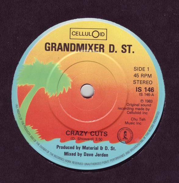7inch Record D.ST. - Crazy Cuts IS146 Celluloid, Isla 1983 UK Dance & Electronica Used
7inch Record D.ST. - Crazy Cuts IS146 Celluloid, Isla 1983 UK Dance & Electronica Used