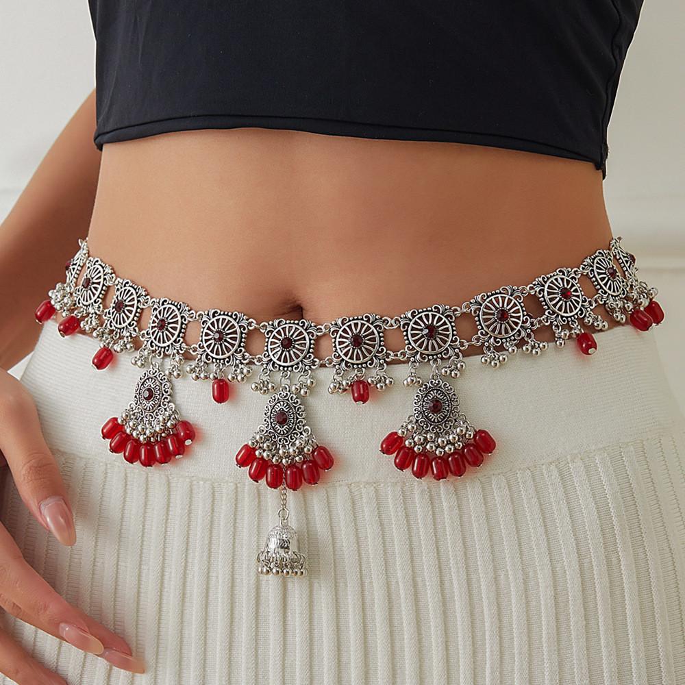 Bohemia Vintage Hollow Out Waist Chain Metal Tassel Ethnic Womens Fashion Accessory For Summer And Fall Silver Red
Bohemia Vintage Hollow Out Waist Chain Metal Tassel Ethnic Womens Fashion Accessory For Summer And Fall Silver Red