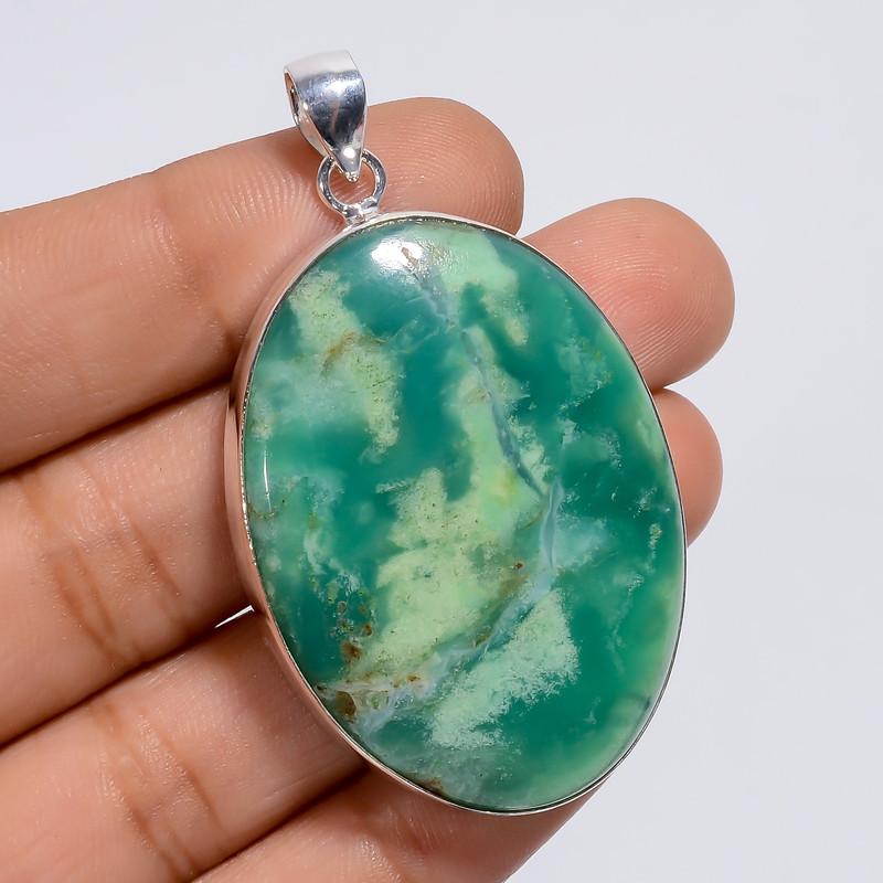 Excellent Top Grade Qualite 100% Natural Chrysoprase Oval Shape Ethnic Style Handmade Jewelry 925 Steling Silver Plated Pendant 2 WSJ-4958 2
Excellent Top Grade Qualite 100% Natural Chrysoprase Oval Shape Ethnic Style Handmade Jewelry 925 Steling Silver Plated Pendant 2 WSJ-4958 2