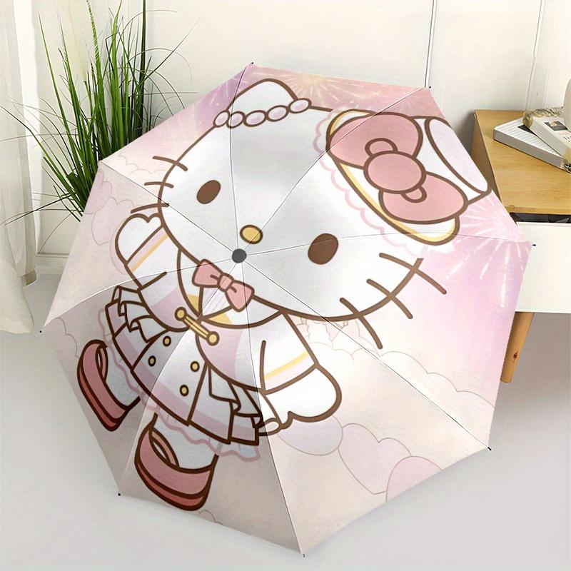 1pc Adorable Hello Kitty Pattern Cartoon Umbrella, Fashionable, Personalized, High-Value Folding Umbrella, a Must-Have for Summer, 8-Rib Durable Iron
1pc Adorable Hello Kitty Pattern Cartoon Umbrella, Fashionable, Personalized, High-Value Folding Umbrella, a Must-Have for Summer, 8-Rib Durable Iron