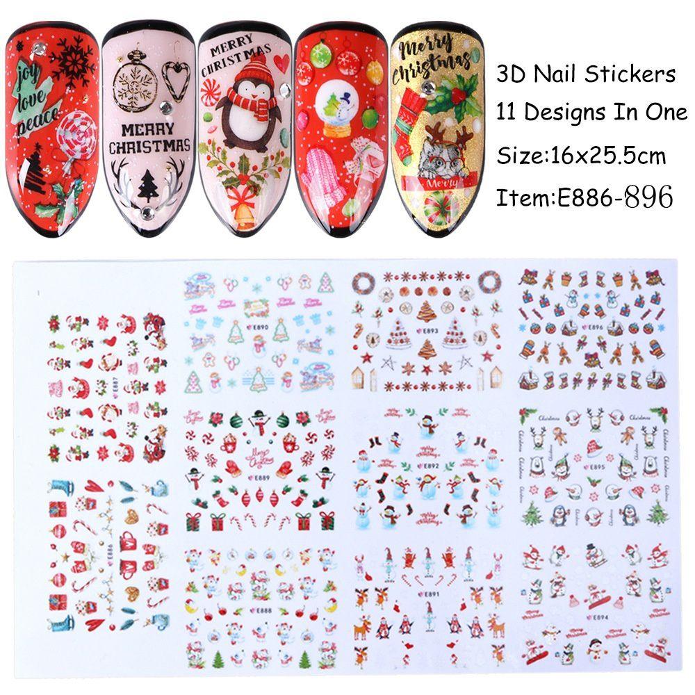 Manicure Water Transfer Nail Art Stickers Christmas Decal Water Transfer Fingernail Decoration
Manicure Water Transfer Nail Art Stickers Christmas Decal Water Transfer Fingernail Decoration