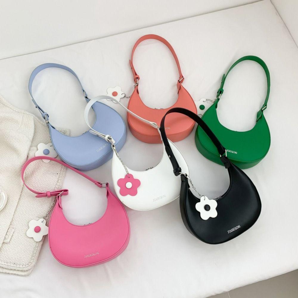 Large Capacity Flower Shoulder Bag Flower Pendant Women Underarm Bag Half-moon Bag Streetwear зелений
Large Capacity Flower Shoulder Bag Flower Pendant Women Underarm Bag Half-moon Bag Streetwear зелений