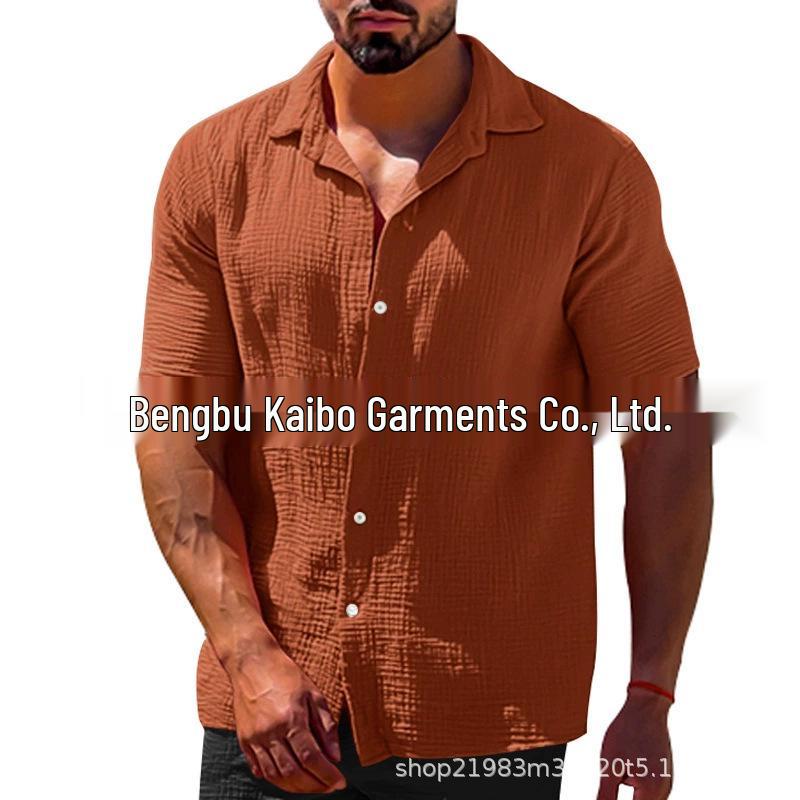 2023 Bestselling Men s Linen Short Sleeve Button-Up Shirt with Turn-Down Collar L brick червоний колір
2023 Bestselling Men s Linen Short Sleeve Button-Up Shirt with Turn-Down Collar L brick червоний колір