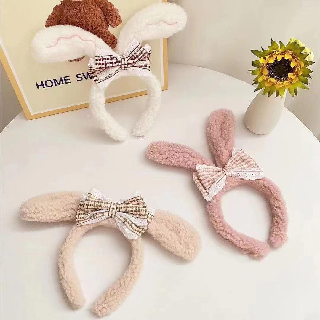 Plush Rabbit Ear Bow Headband for Women - Ideal for Face Washing and Mask Application розовый
Plush Rabbit Ear Bow Headband for Women - Ideal for Face Washing and Mask Application розовый