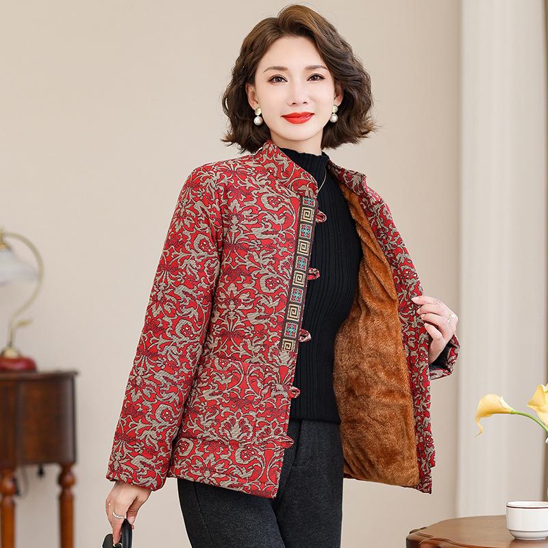 2025 Осень/Зима Флисовый Утепленный Хлопковый Топ Теплый Воротник-стойка Длинный Рукав Стеганая Куртка Винтажный Принт Маленькая Куртка Женская XL
2025 Осень/Зима Флисовый Утепленный Хлопковый Топ Теплый Воротник-стойка Длинный Рукав Стеганая Куртка Винтажный Принт Маленькая Куртка Женская XL