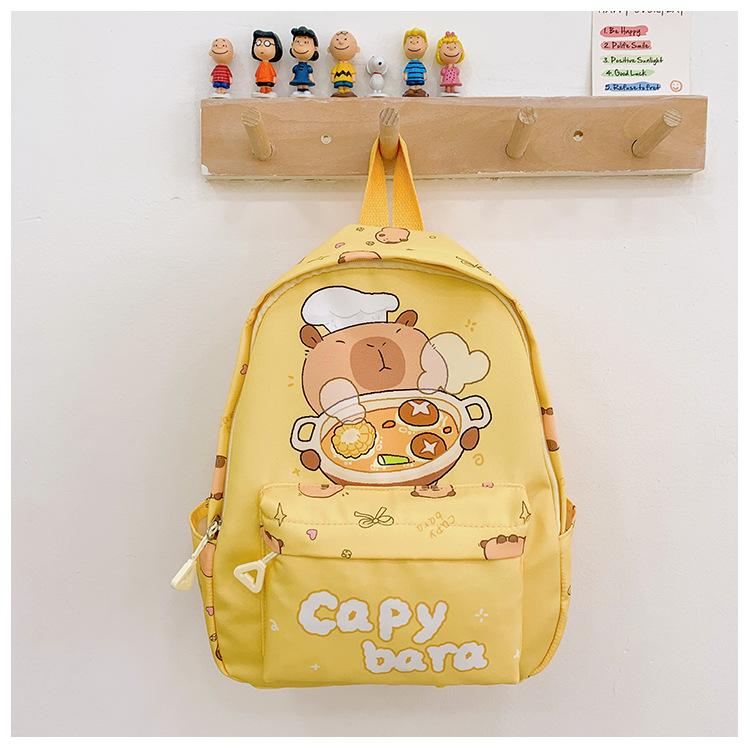 School bag cute cartoon children s bag boys and girls casual backpack kapibara children жовтий
School bag cute cartoon children s bag boys and girls casual backpack kapibara children жовтий