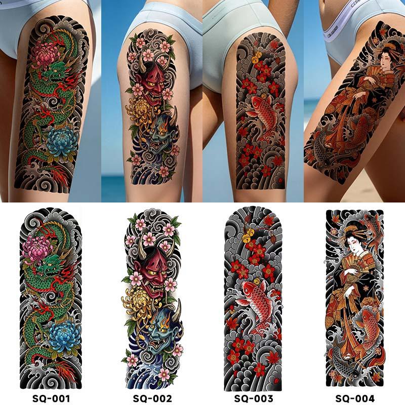 4pcs Arm & Leg Tattoo Stickers, Waterproof, Perfect for Women
4pcs Arm & Leg Tattoo Stickers, Waterproof, Perfect for Women