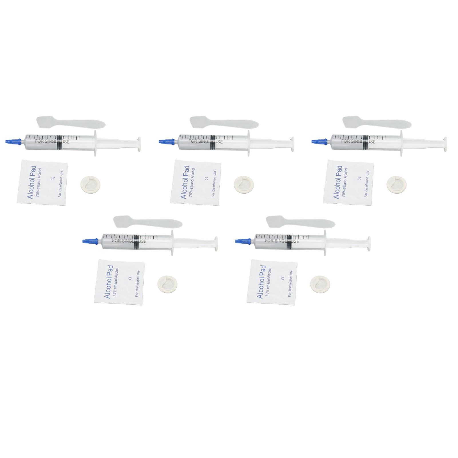 5Pcs Thermal Paste 3.2W m.k Metal Free Safe Strong Adhesion Thermal Conductive Grease for Chipset GPU CPU Printer Type 1
5Pcs Thermal Paste 3.2W m.k Metal Free Safe Strong Adhesion Thermal Conductive Grease for Chipset GPU CPU Printer Type 1