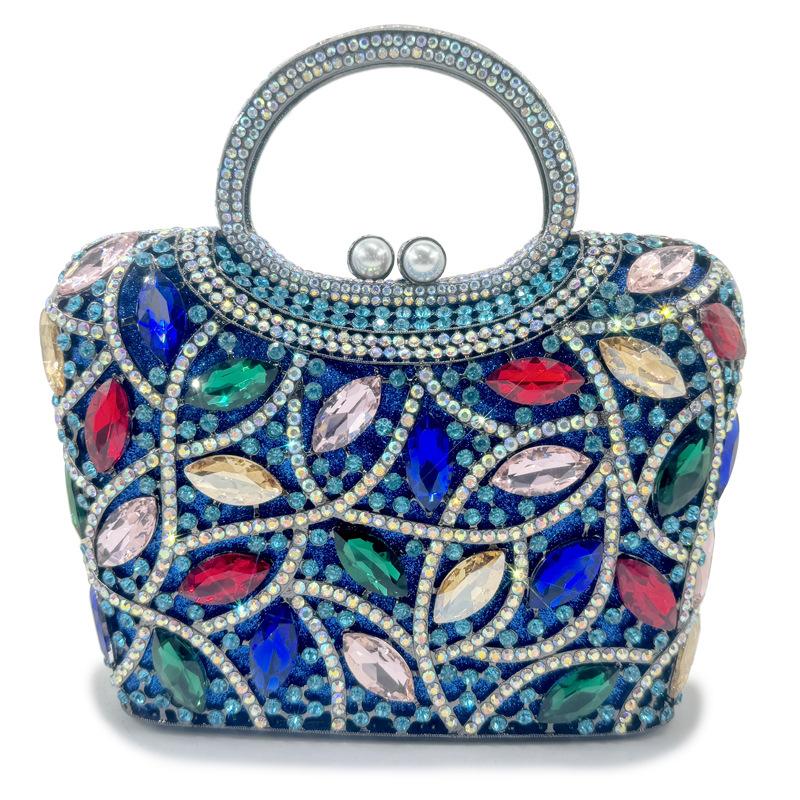 Large Stone Top-Handle Blue/Green/Red Diamond Wedding Purse Crystal Wedding Handbags Large Capacity Lady Phone Clutches 17cmX15cmX6cm
Large Stone Top-Handle Blue/Green/Red Diamond Wedding Purse Crystal Wedding Handbags Large Capacity Lady Phone Clutches 17cmX15cmX6cm