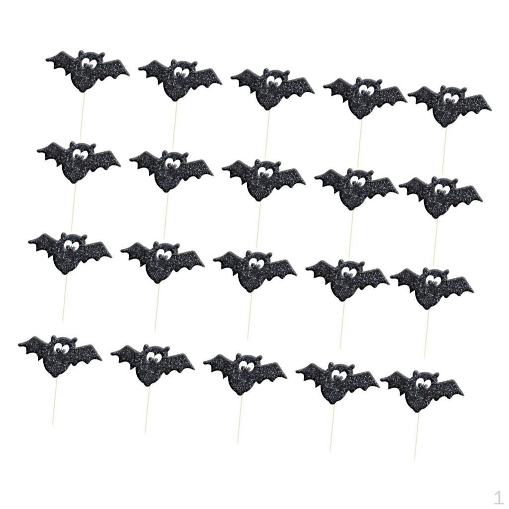 20 Pieces Glitter Paper Cake Cupcake Topper Halloween Party Supplier
20 Pieces Glitter Paper Cake Cupcake Topper Halloween Party Supplier