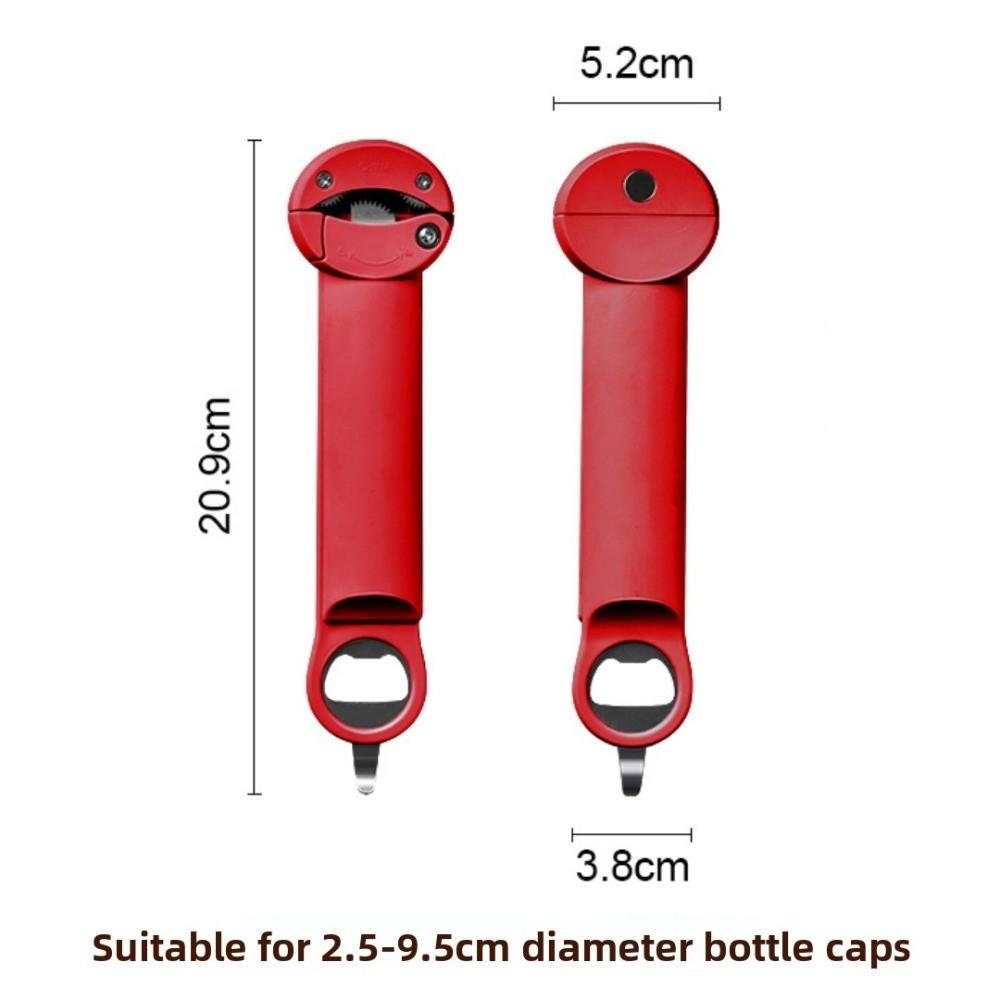 New Adjustable Bottle Opener 304 Stainless Steel Gear Design Can Lid Opener Ergonomic Handle Beer Opener Kitchen Use красный
New Adjustable Bottle Opener 304 Stainless Steel Gear Design Can Lid Opener Ergonomic Handle Beer Opener Kitchen Use красный