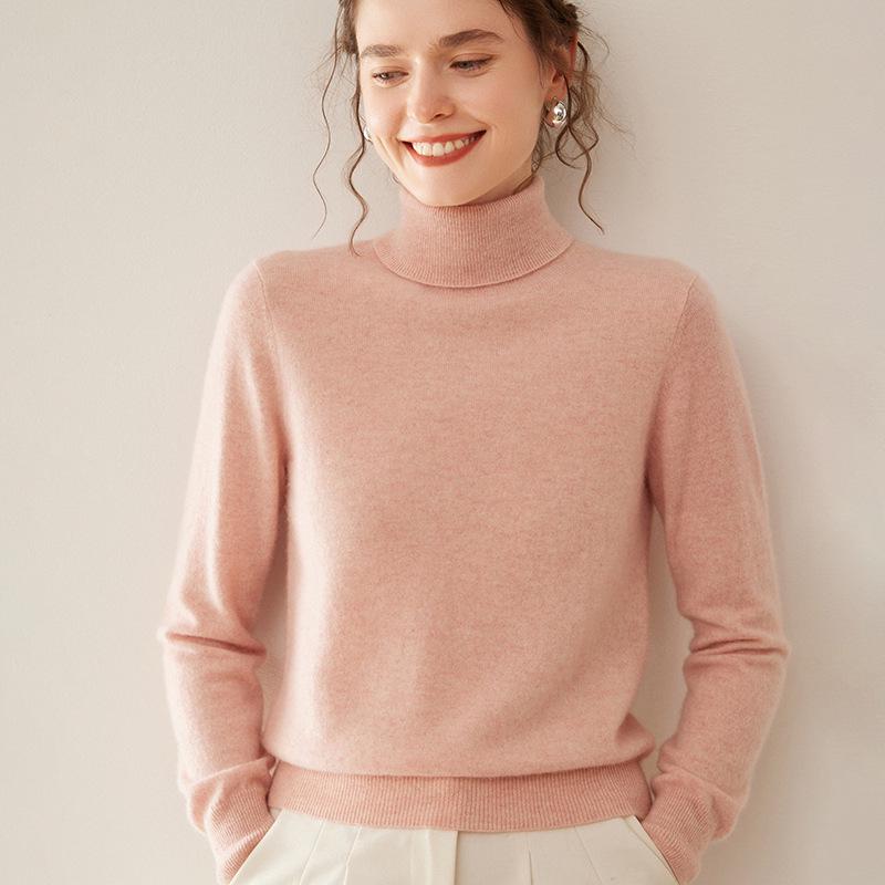 Women s Slim Fit High Roll Neck Cashmere Sweater - Casual, Warm, Simple Knitwear S (85-100 jin)
Women s Slim Fit High Roll Neck Cashmere Sweater - Casual, Warm, Simple Knitwear S (85-100 jin)