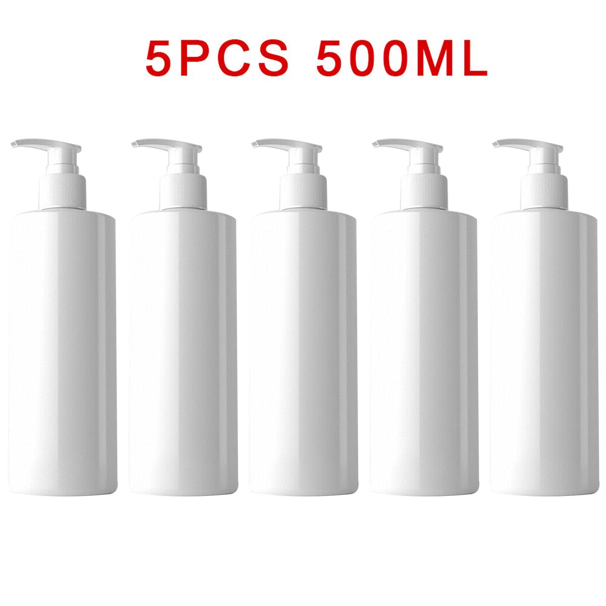 5PCS 500ml PET Empty Refillable Shampoo Lotion Bottles With Pump Dispensers For Storing Shampoo Hair Conditioner
5PCS 500ml PET Empty Refillable Shampoo Lotion Bottles With Pump Dispensers For Storing Shampoo Hair Conditioner