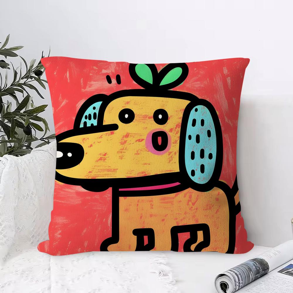 Cute Color Dogs Cushion Cover Anti-dustmite Pillowcase Invisible Zipper Silky Short Plush Sofa Cushion Cover 30cmx30cm
Cute Color Dogs Cushion Cover Anti-dustmite Pillowcase Invisible Zipper Silky Short Plush Sofa Cushion Cover 30cmx30cm