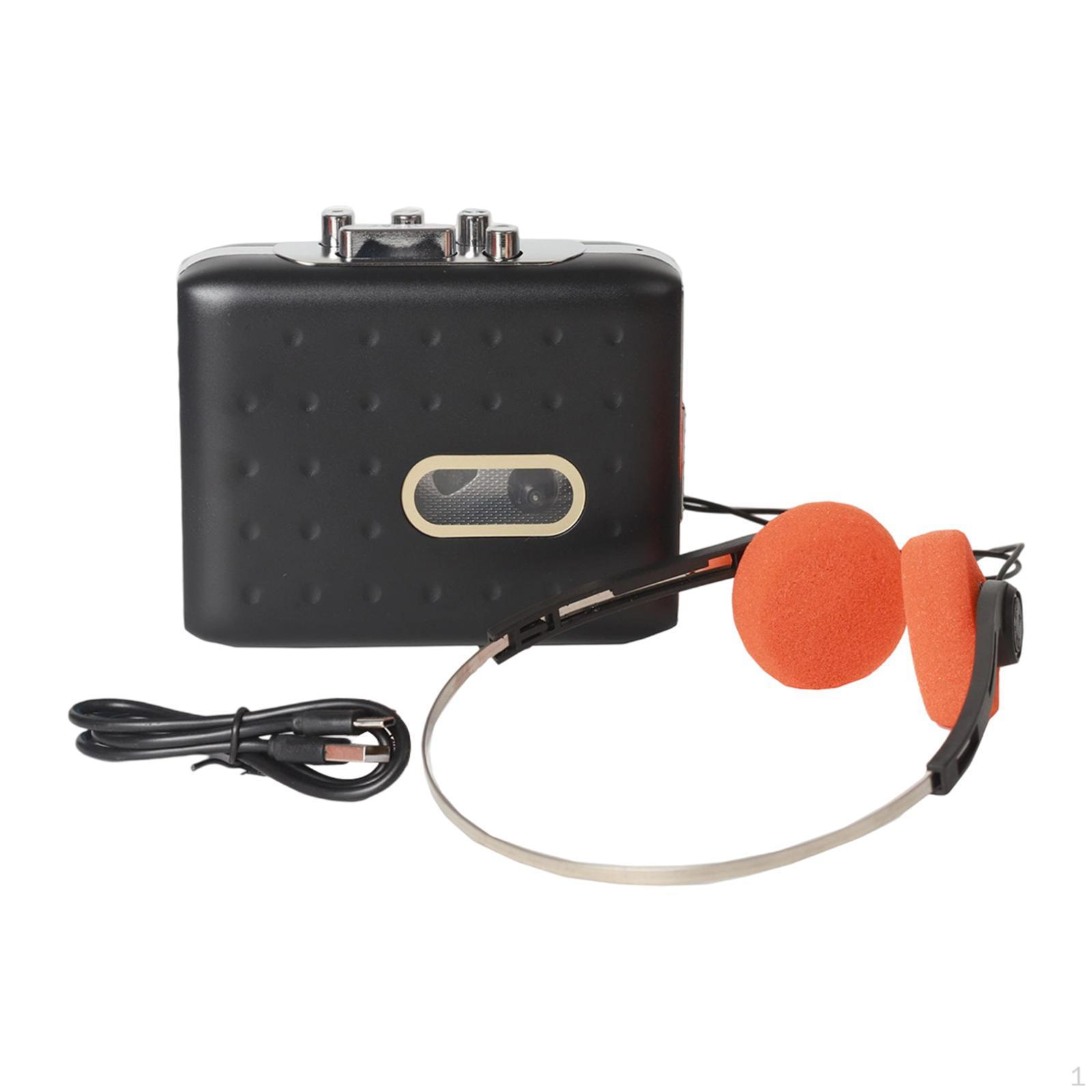 Cassette Player Lightweight Portable to MP3 Converter for Outdoor Travel помаранчевий
Cassette Player Lightweight Portable to MP3 Converter for Outdoor Travel помаранчевий