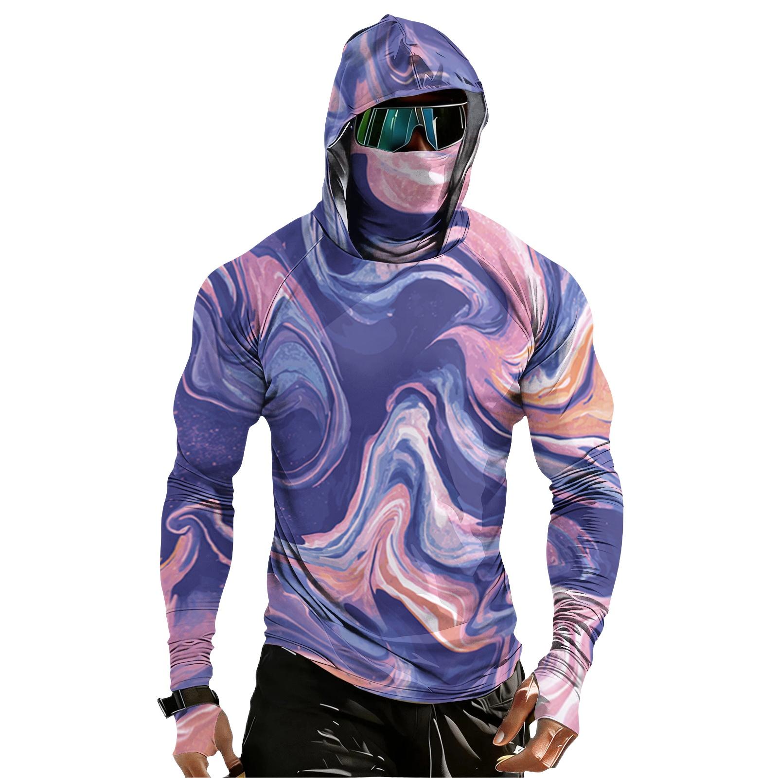Men s Casual Raglan Hooded Long Sleeve Sun Protection Shirt UPF 100 Plus Lightweight Breathable Quick Dry Fabric with Textured Print XL
Men s Casual Raglan Hooded Long Sleeve Sun Protection Shirt UPF 100 Plus Lightweight Breathable Quick Dry Fabric with Textured Print XL