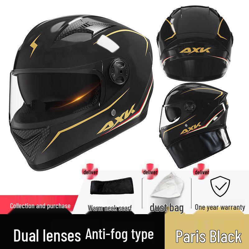 Double-Lens All-Season Flip-Up Full Face Helmet for Motorcycles and Electric Scooters, 3C Certified, for Men. Adult Universal 55-62 cm
Double-Lens All-Season Flip-Up Full Face Helmet for Motorcycles and Electric Scooters, 3C Certified, for Men. Adult Universal 55-62 cm