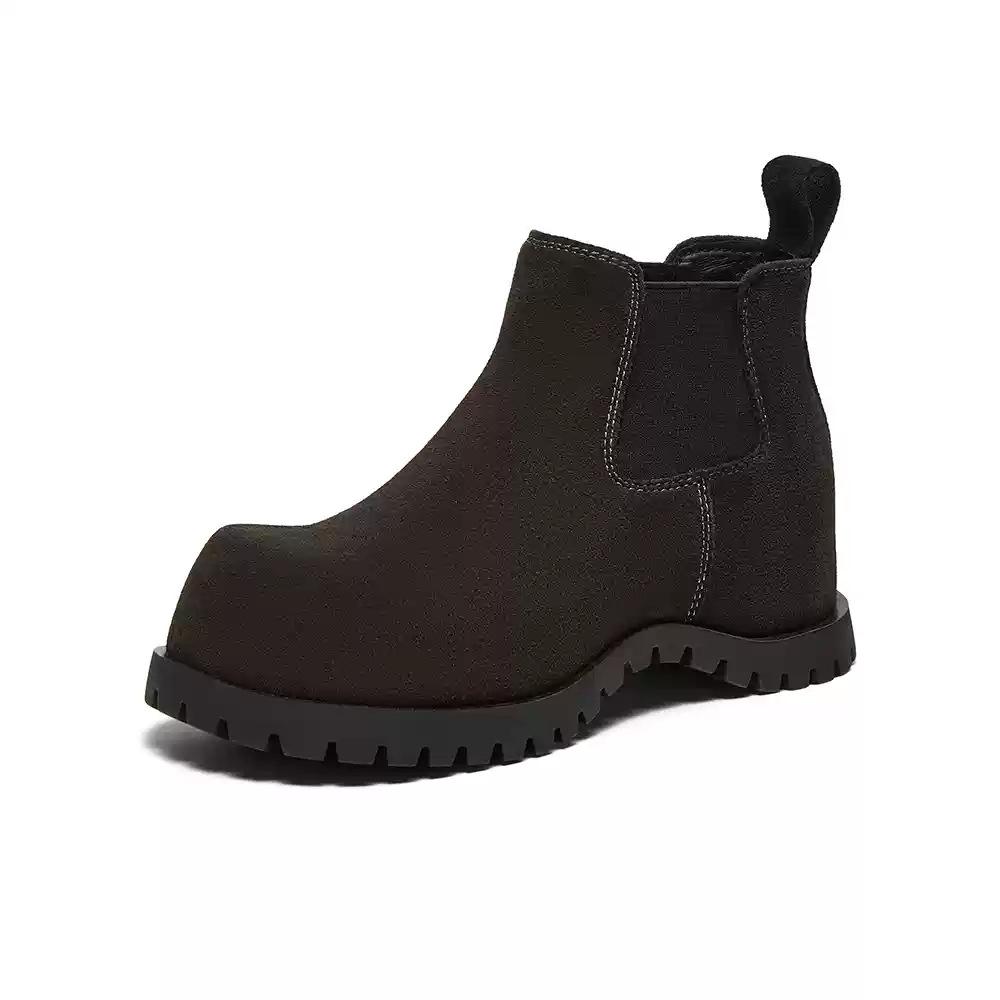 Round head frosted leather short boots for women s winter new shoes, velvet warm cigarette boots for women 40 темно-сірий
Round head frosted leather short boots for women s winter new shoes, velvet warm cigarette boots for women 40 темно-сірий