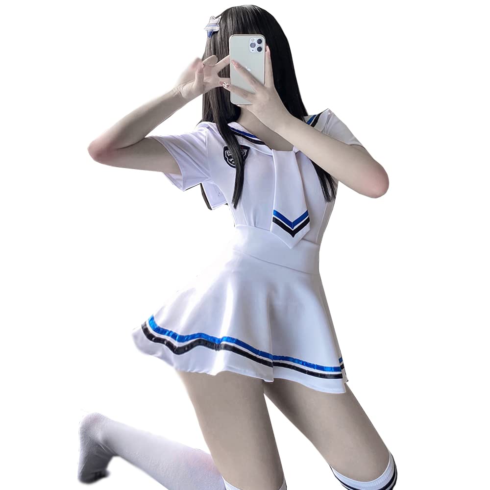 Yanjing Sailor Sexy Short Mini Navy JK Tie Uniform, Cosplay, Sleeve, Cute, Skirt, Student, Style, Uniform, Cute, Lingerie, Set, White, Women s,…
Yanjing Sailor Sexy Short Mini Navy JK Tie Uniform, Cosplay, Sleeve, Cute, Skirt, Student, Style, Uniform, Cute, Lingerie, Set, White, Women s,…