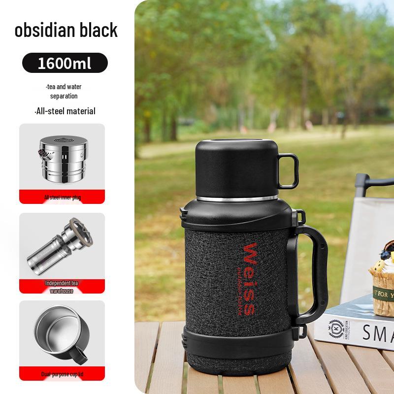 316 Stainless Steel Insulated Car Thermos Flask for Tea & Water with Large Capacity, Ideal for Students and Construction Sites. 1600ml
316 Stainless Steel Insulated Car Thermos Flask for Tea & Water with Large Capacity, Ideal for Students and Construction Sites. 1600ml