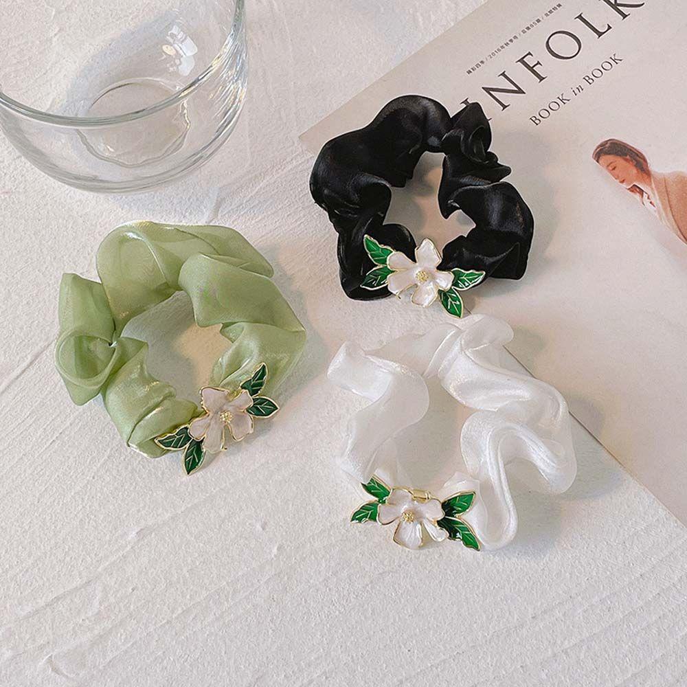 Rings Korean Style Ponytail Holder Floral Hair Ropes Large Intestine Circle Green Bow Hair Bands bright green-Camellia
Rings Korean Style Ponytail Holder Floral Hair Ropes Large Intestine Circle Green Bow Hair Bands bright green-Camellia