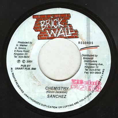 7inch Record SANCHEZ Chemistry NONE Brickwall Recor 2001 Jamaica Reggae Ska Dub Used
7inch Record SANCHEZ Chemistry NONE Brickwall Recor 2001 Jamaica Reggae Ska Dub Used