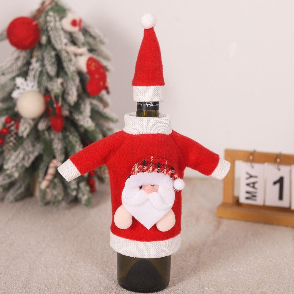 2 Set Cartoon Christmas Wine Bottle Cover Cute Santa Claus Snowman Elk Champagne Wine Bag Exquisite Reusable Wine Pouch Gift
2 Set Cartoon Christmas Wine Bottle Cover Cute Santa Claus Snowman Elk Champagne Wine Bag Exquisite Reusable Wine Pouch Gift