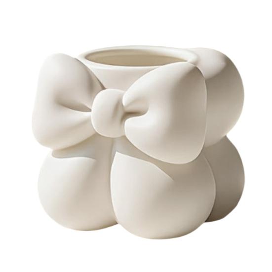 3D Printed Bow Pen Holder for Desk Multifunctional Makeup Brush Storage Container Cute Vanity Organizer for Office Supplies білий
3D Printed Bow Pen Holder for Desk Multifunctional Makeup Brush Storage Container Cute Vanity Organizer for Office Supplies білий
