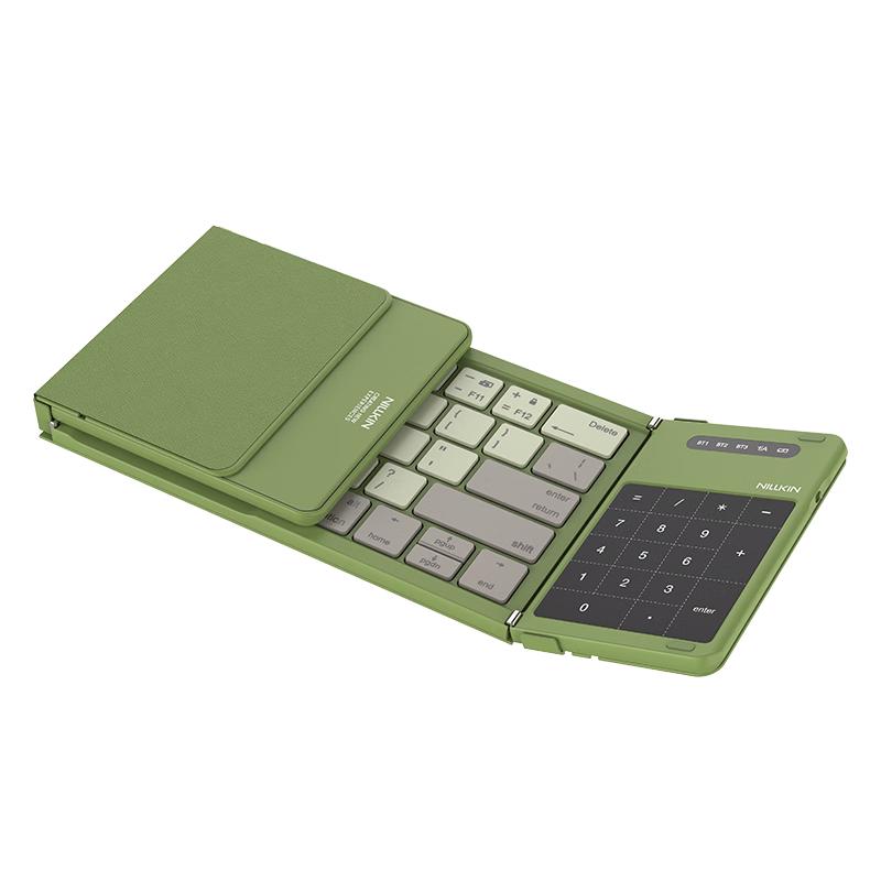 Nillkin Трискладна Bluetooth-клавіатура з тачпадом і цифровою клавіатурою Integrated Numeric Keypad & Touchpad
Nillkin Трискладна Bluetooth-клавіатура з тачпадом і цифровою клавіатурою Integrated Numeric Keypad & Touchpad