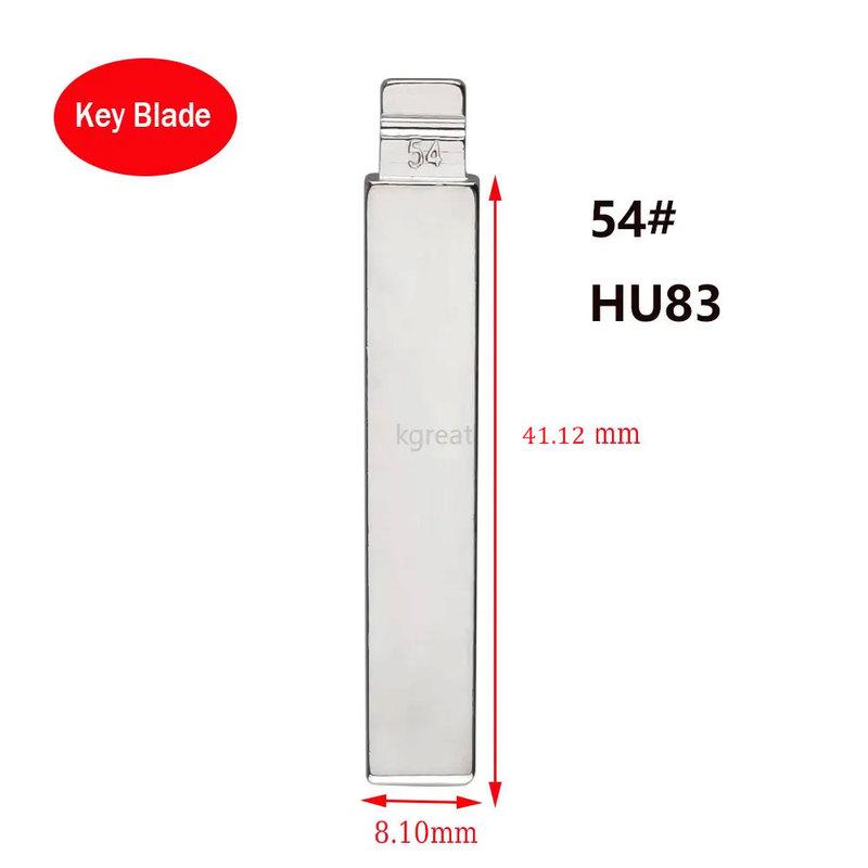 10pcs 54# HU83 KD Key Blade for Peugeot 407 Citroen for Keydiy KD Xhorse VVDI JMD Metal Uncut Blank Flip Remote Car Key Blanks
10pcs 54# HU83 KD Key Blade for Peugeot 407 Citroen for Keydiy KD Xhorse VVDI JMD Metal Uncut Blank Flip Remote Car Key Blanks
