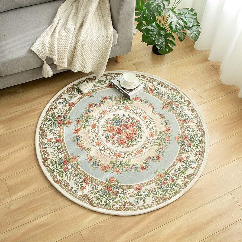 Retro Floral Circular Floor Mat for Bedroom, Living Room, Dirt Resistant and Wear-resistant Sofa, Seat Cushion Rugs for Bedroom 60cmx60cm
Retro Floral Circular Floor Mat for Bedroom, Living Room, Dirt Resistant and Wear-resistant Sofa, Seat Cushion Rugs for Bedroom 60cmx60cm