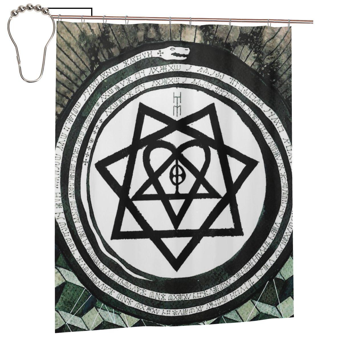 Him Группа Альбом Heartagram Ville Valo Крутая Шторка для Душа Ванная Комната Полиэстер Водонепроницаемые Занавески для Ванной С Крючками W60H190(CM)-1 Pcs
Him Группа Альбом Heartagram Ville Valo Крутая Шторка для Душа Ванная Комната Полиэстер Водонепроницаемые Занавески для Ванной С Крючками W60H190(CM)-1 Pcs