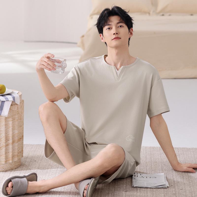 Men s Pure Cotton Summer Pajama Set with Short Sleeves and Pants, Loose Fit, Plus Size, for Teens, Suitable for Outdoors and Home Wear. XXXXL (Recommended 97-106kg)
Men s Pure Cotton Summer Pajama Set with Short Sleeves and Pants, Loose Fit, Plus Size, for Teens, Suitable for Outdoors and Home Wear. XXXXL (Recommended 97-106kg)