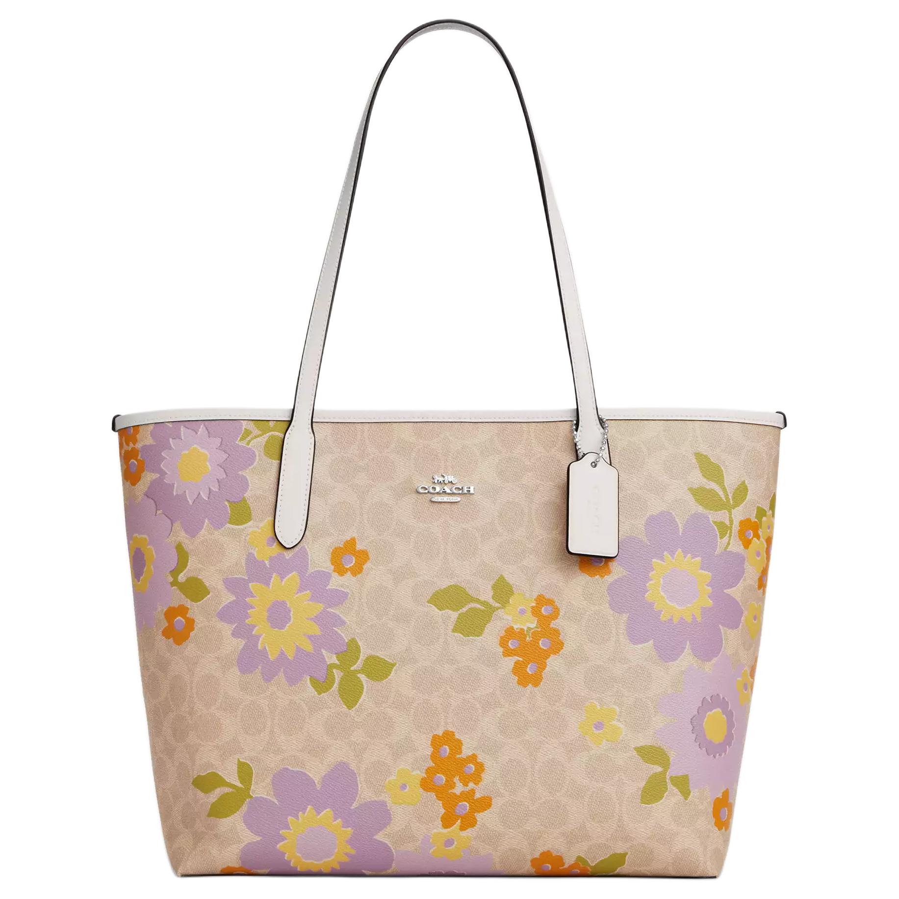 Coach City 33 Logo Floral Print Coated Canvas Tote Bag Women Tote Beige Multicolor CBG71-SVSAS Basic Set (Bag+Dust Bag)
Coach City 33 Logo Floral Print Coated Canvas Tote Bag Women Tote Beige Multicolor CBG71-SVSAS Basic Set (Bag+Dust Bag)