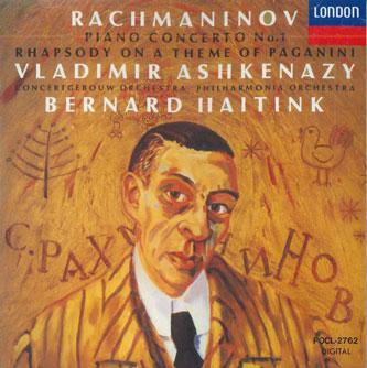 CD ASHKENAZY - Rachmaninov Piano Concerto No.1 Rha POCL2762 POLYDOR Japan Classical Used
CD ASHKENAZY - Rachmaninov Piano Concerto No.1 Rha POCL2762 POLYDOR Japan Classical Used