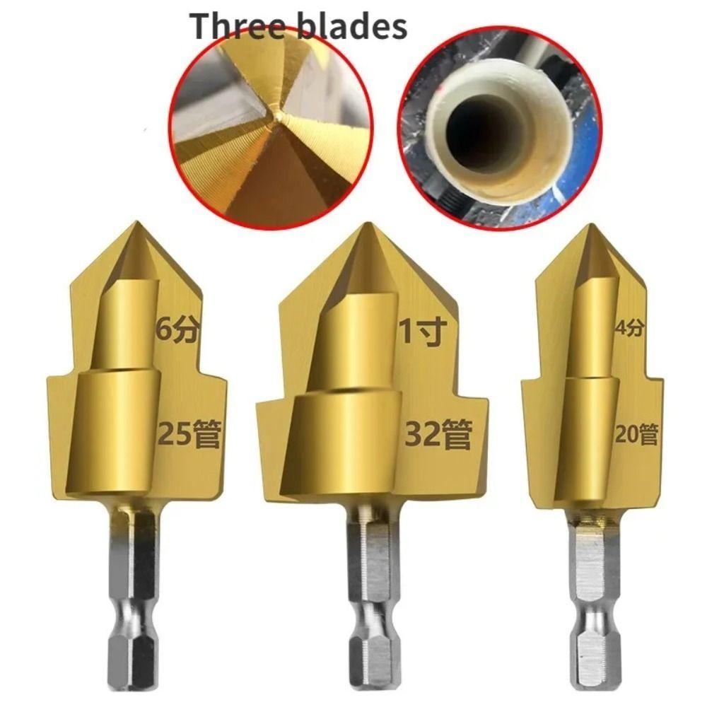 Three Blade Water Pipe Fitting Reamer Plumbing Pipe Reamer Water and Electricity Maintenance 25 upgraded
Three Blade Water Pipe Fitting Reamer Plumbing Pipe Reamer Water and Electricity Maintenance 25 upgraded