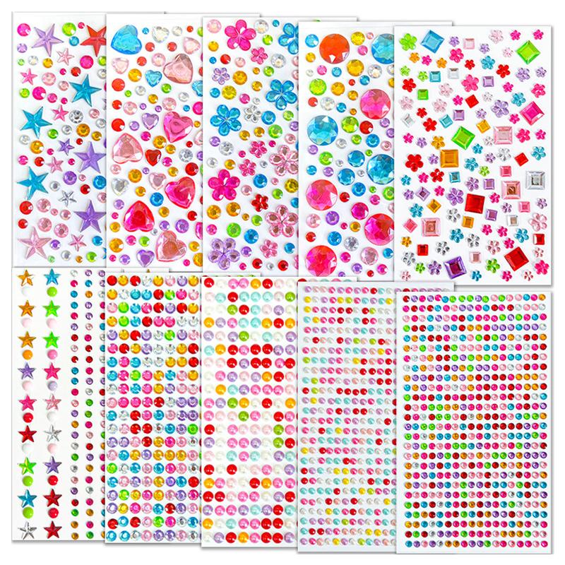 2150Pcs Gems Stickers 10 Sheets Self Adhesive Gems Jewels Stickers Bling Gemstone Stickers for Makeup & DIY Jewelry Craft Making
2150Pcs Gems Stickers 10 Sheets Self Adhesive Gems Jewels Stickers Bling Gemstone Stickers for Makeup & DIY Jewelry Craft Making