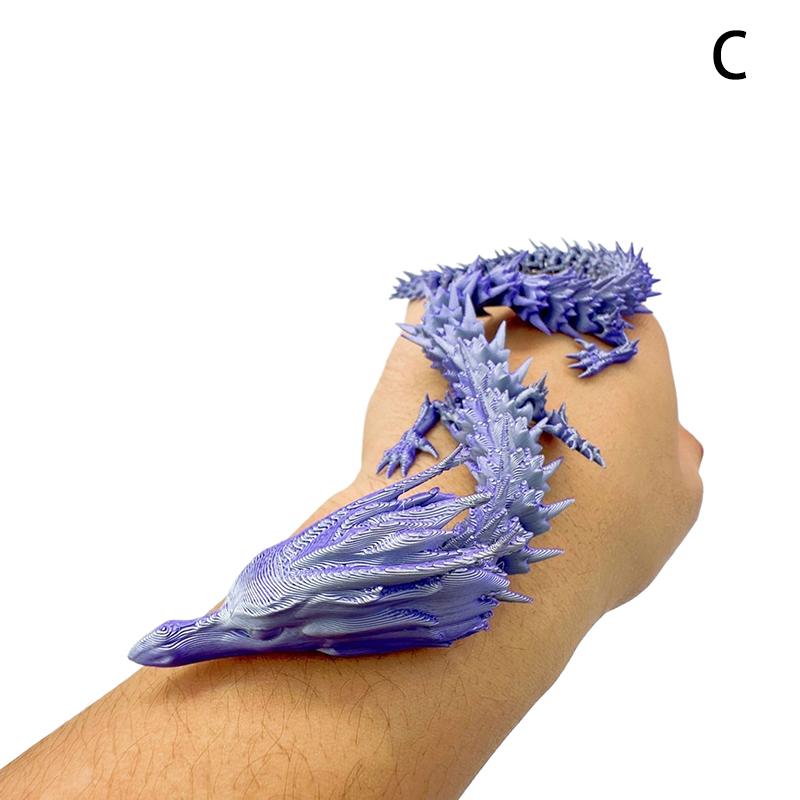 3D Printed Dragon Rotatable Articulated Dragons Western Style Dragon Home Office Desktop Craft
3D Printed Dragon Rotatable Articulated Dragons Western Style Dragon Home Office Desktop Craft