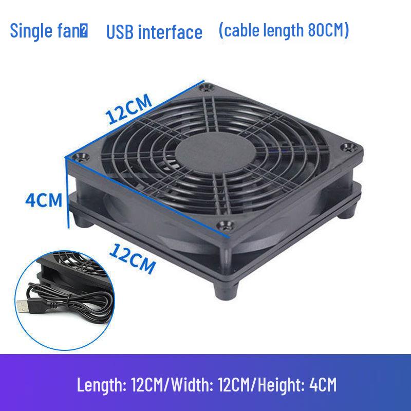 USB Router Cooling Fan Stand - Silent, Large Airflow for WiFi Modems Default
USB Router Cooling Fan Stand - Silent, Large Airflow for WiFi Modems Default
