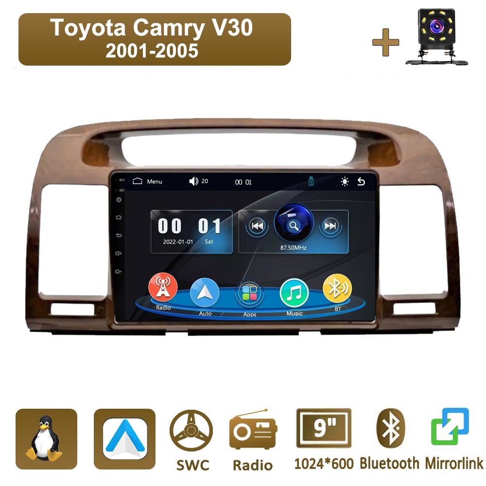 Icreative Car Radio Multimedia MP5 Player Head Unit Stereo BT For Toyota Camry V30 2001-2005 коричневий
Icreative Car Radio Multimedia MP5 Player Head Unit Stereo BT For Toyota Camry V30 2001-2005 коричневий