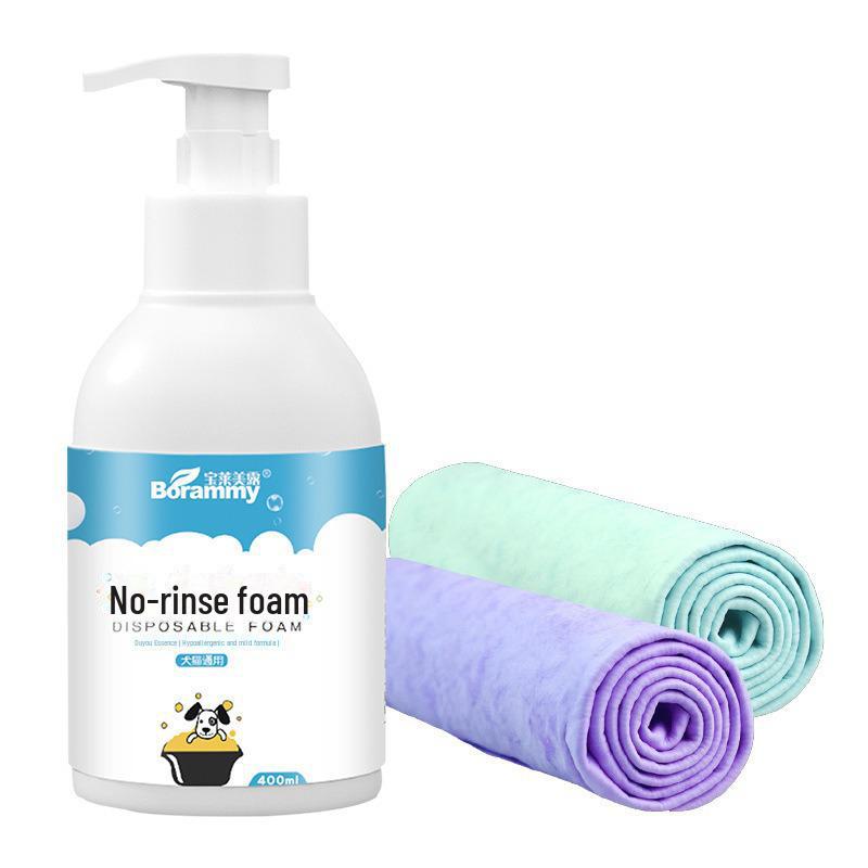 Одноразовая пена для домашних животных: Сухой шампунь и гель для купания для кошек и собак 300ml
Одноразовая пена для домашних животных: Сухой шампунь и гель для купания для кошек и собак 300ml