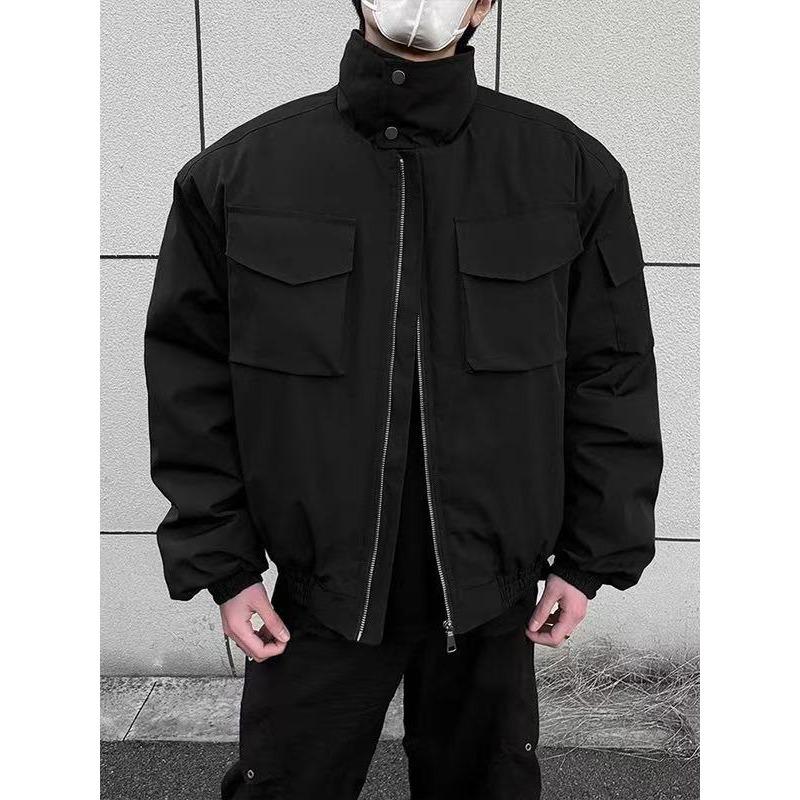 Men s Autumn/Winter Cotton Stand-Up Collar Pilot Jacket - Stylish, High-End, Short Workwear Design 2XL чорний
Men s Autumn/Winter Cotton Stand-Up Collar Pilot Jacket - Stylish, High-End, Short Workwear Design 2XL чорний