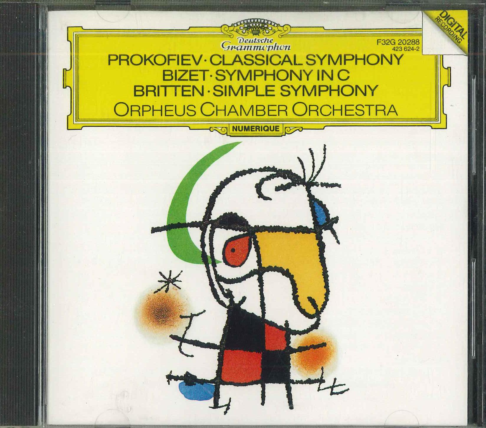 CD ORPHEUS CHAMBER ORCHESTRA - Prokofieff, Symphony No.25 F32G20288 NOT ON LABEL Japan Classical Used
CD ORPHEUS CHAMBER ORCHESTRA - Prokofieff, Symphony No.25 F32G20288 NOT ON LABEL Japan Classical Used
