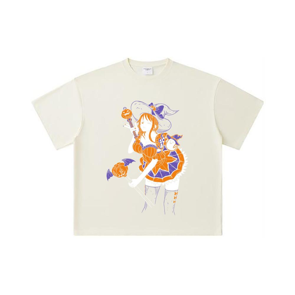 260 GSM Double Yarn 32 Count 100% Cotton One Piece V34 Nami Halloween Print Unisex Heavy Cotton T Shirt S абрикосовый
260 GSM Double Yarn 32 Count 100% Cotton One Piece V34 Nami Halloween Print Unisex Heavy Cotton T Shirt S абрикосовый