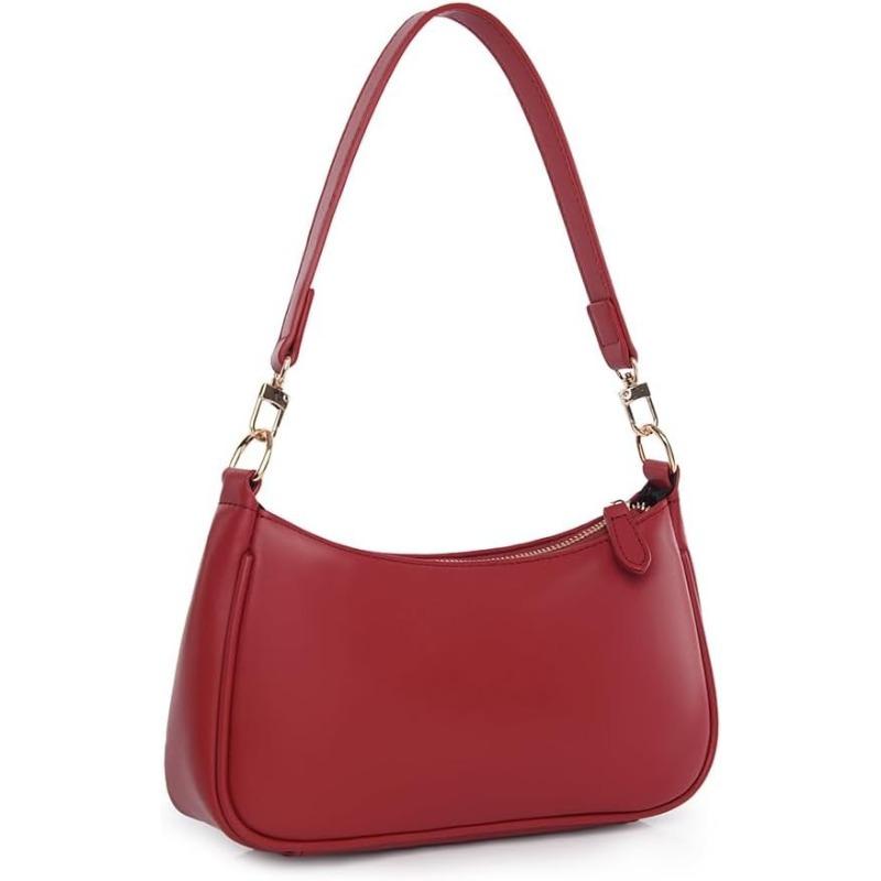 Autumn and winter new retro fashion solid color high texture large capacity baguette armpit bag shoulder messenger bag bag bag червоний
Autumn and winter new retro fashion solid color high texture large capacity baguette armpit bag shoulder messenger bag bag bag червоний