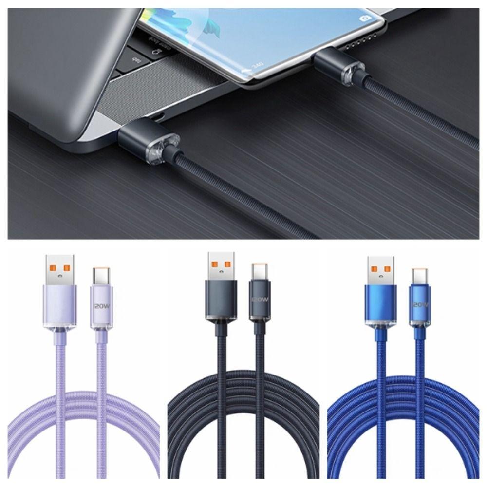 USB C 120W 6A Fast Charging Wire USB Type C 120W USB Type C Cable Type C Cable Phone Accessories purple-25cm
USB C 120W 6A Fast Charging Wire USB Type C 120W USB Type C Cable Type C Cable Phone Accessories purple-25cm
